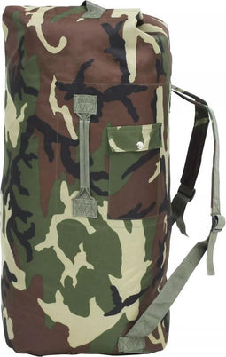 vidaXL - Sporttas - legerstijl - 85 - L - camouflage