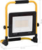 vidaXL Spotlight met handvat LED 100 W warmwit