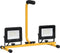 vidaXL Spotlight met handvat LED 2x30 W warmwit