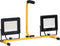 vidaXL Spotlight met handvat LED 2x50 W warmwit