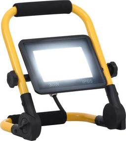 vidaXL Spotlight met handvat LED 30 W koudwit