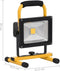 vidaXL Spotlight met handvat oplaadbaar LED 30 W koudwit