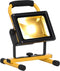 vidaXL Spotlight met handvat oplaadbaar LED 30 W warmwit