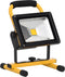 vidaXL Spotlight met handvat oplaadbaar LED 30 W warmwit
