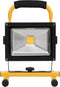 vidaXL Spotlight met handvat oplaadbaar LED 30 W warmwit