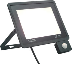 vidaXL Spotlight met sensor LED 100 W koudwit
