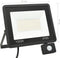vidaXL Spotlight met sensor LED 100 W warmwit