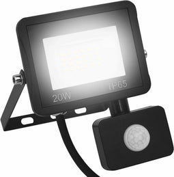 vidaXL Spotlight met sensor LED 20 W koudwit