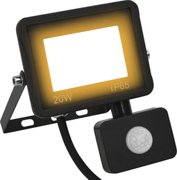 vidaXL Spotlight met sensor LED 20 W warmwit