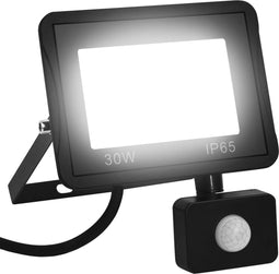 vidaXL Spotlight met sensor LED 30 W koudwit