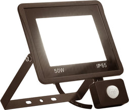 vidaXL Spotlight met sensor LED 50 W warmwit