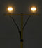 vidaXL Spotlight met statief LED 2x10 W warmwit