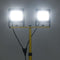 vidaXL Spotlight met statief LED 2x100 W koudwit