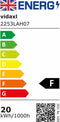 vidaXL Spotlight met statief LED 2x20 W koudwit