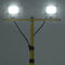 vidaXL Spotlight met statief LED 2x30 W koudwit