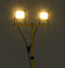 vidaXL Spotlight met statief LED 2x50 W warmwit