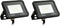 vidaXL Spotlights 2 st LED 10 W koudwit