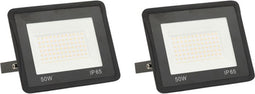 vidaXL Spotlights 2 st LED 50 W koudwit