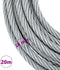 vidaXL - Staalkabel - 3200 - kg - 20 - m