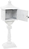 vidaXL - Staande - brievenbus - vintage - stijl - roestbestendig - aluminium - wit