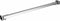 vidaXL - Stabilisatiestang - voor - badwand - 47,5 - cm - roestvrij - staal