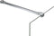 vidaXL - Stabilisatiestang - voor - badwand - 47,5 - cm - roestvrij - staal