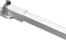 vidaXL - Stabilisatiestang - voor - badwand - 57,5 - cm - roestvrij - staal