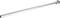 vidaXL - Stabilisatiestang - voor - badwand - 70-120 - cm - roestvrij - staal