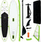 vidaXL Stand Up Paddleboard met zeilset opblaasbaar groen en wit