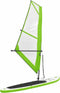vidaXL Stand Up Paddleboard met zeilset opblaasbaar groen en wit