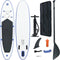 vidaXL Stand-up paddleboard opblaasbaar blauw en wit