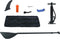 vidaXL Stand-up paddleboard opblaasbaar met zeilset blauw en wit