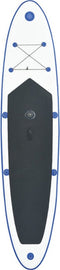 vidaXL Stand-up paddleboard opblaasbaar met zeilset blauw en wit