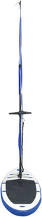 vidaXL Stand-up paddleboard opblaasbaar met zeilset blauw en wit