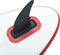 vidaXL Stand-up paddleboard opblaasbaar met zeilset rood en wit