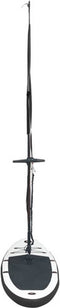 vidaXL Stand Up Paddleboard opblaasbaar met zeilset zwart en wit