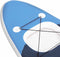vidaXL Stand Up Paddleboardset opblaasbaar 300x76x10 cm zeeblauw
