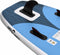 vidaXL Stand Up Paddleboardset opblaasbaar 360x81x10 cm zeeblauw