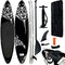 vidaXL Stand Up Paddleboardset opblaasbaar 366x76x15 cm zwart