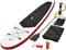 vidaXL Stand Up Paddleboardset opblaasbaar rood en wit