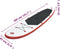 vidaXL Stand Up Paddleboardset opblaasbaar rood en wit