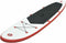 vidaXL Stand Up Paddleboardset opblaasbaar rood en wit