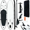 vidaXL Stand Up Paddleboardset opblaasbaar zwart en wit