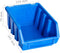 vidaXL Stapelbakken 20 st kunststof blauw