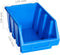 vidaXL Stapelbakken 20 st kunststof blauw