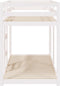 vidaXL - Stapelbed - 75x190 - cm - massief - grenenhout - wit
