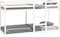 vidaXL - Stapelbed - 80x200 - cm - massief - grenenhout - wit