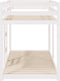 vidaXL - Stapelbed - 80x200 - cm - massief - grenenhout - wit