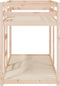 vidaXL - Stapelbed - massief - grenenhout - 75x190 - cm
