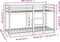 vidaXL - Stapelbed - massief - grenenhout - 75x190 - cm